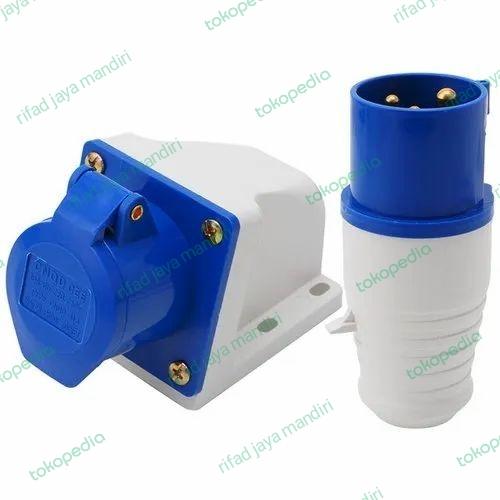 float socket power plug 3 phase 16 Ampere 4 pin
