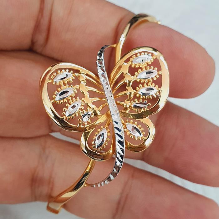 gelang emas 70 % 70 persen kupu kupu 8.58 gr