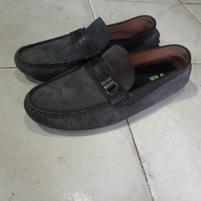 Sepatu loafers pedro second size 42 navy