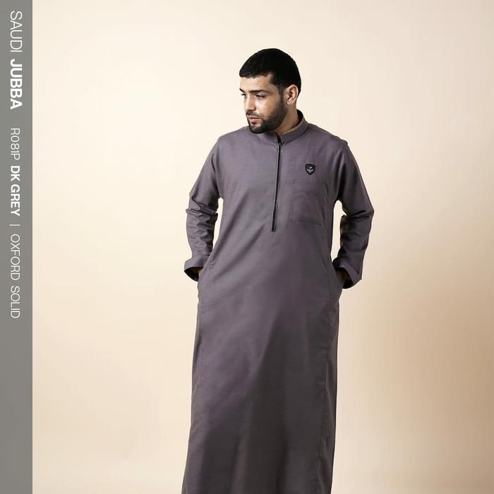SAMASE - SAUDI JUBBA - DK GREY - PJG - R081P