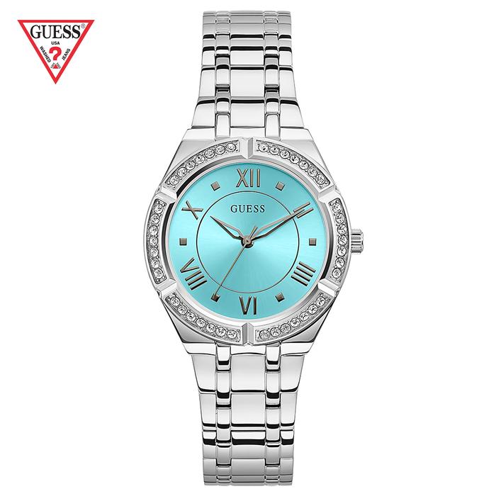 Guess GW0033L7 - Jam Tangan Wanita - Silver Blue