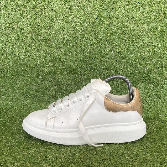 Alexander McQueen Oversized White Brown chunky sneakers bekas