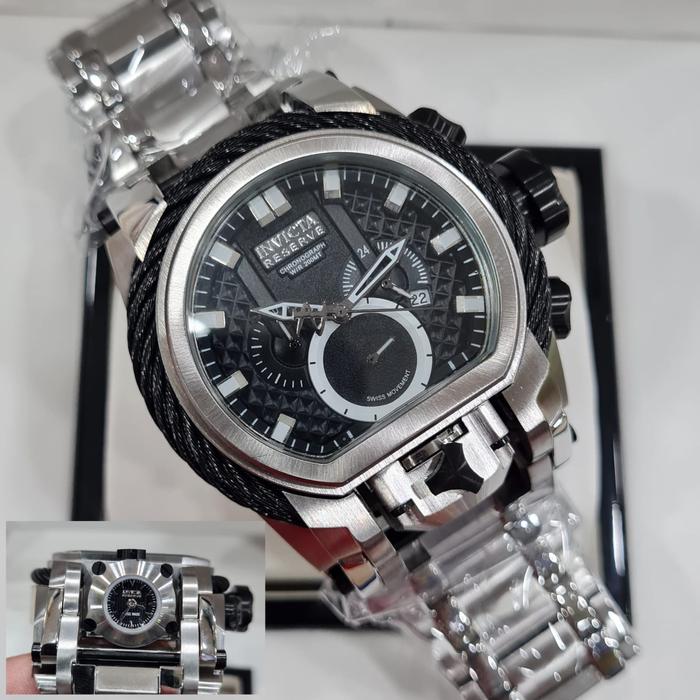 Jam Tangan pria INVICTA BOLT ZEUS Premium Silver
