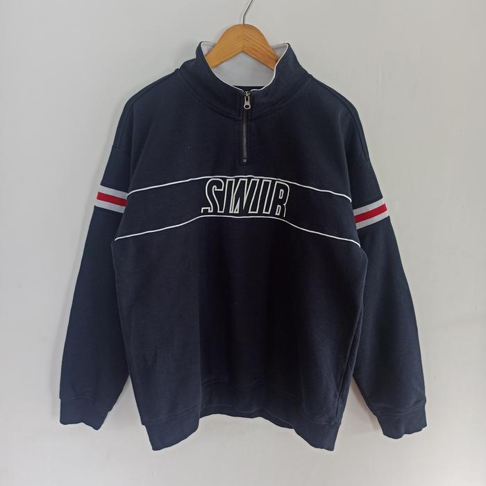 crewneck halfzip sweatshirt Swib