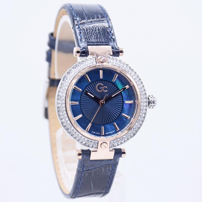 GUESS COLLECTION GC Z22003L7MF Jam Tangan Analog Wanita Kulit Original