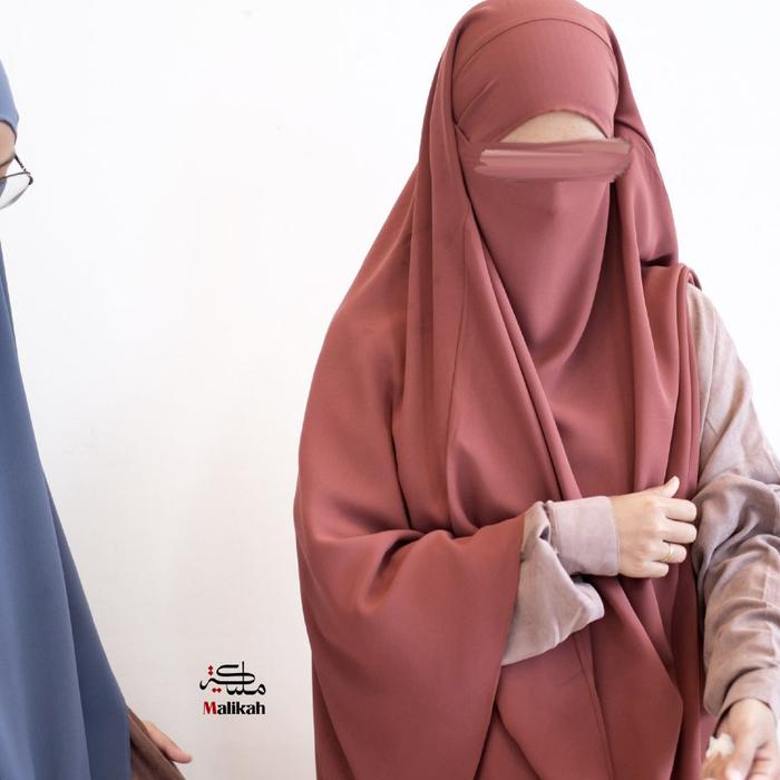 Khimar FK Huda Warna Cinnamon By Malikah