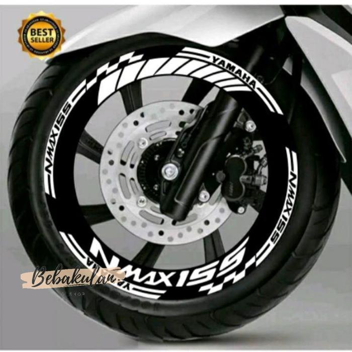 Stiker Velg Ban Nmax 2015-2022 Stiker pelek Ban Nmax 2015-2022 Menyala