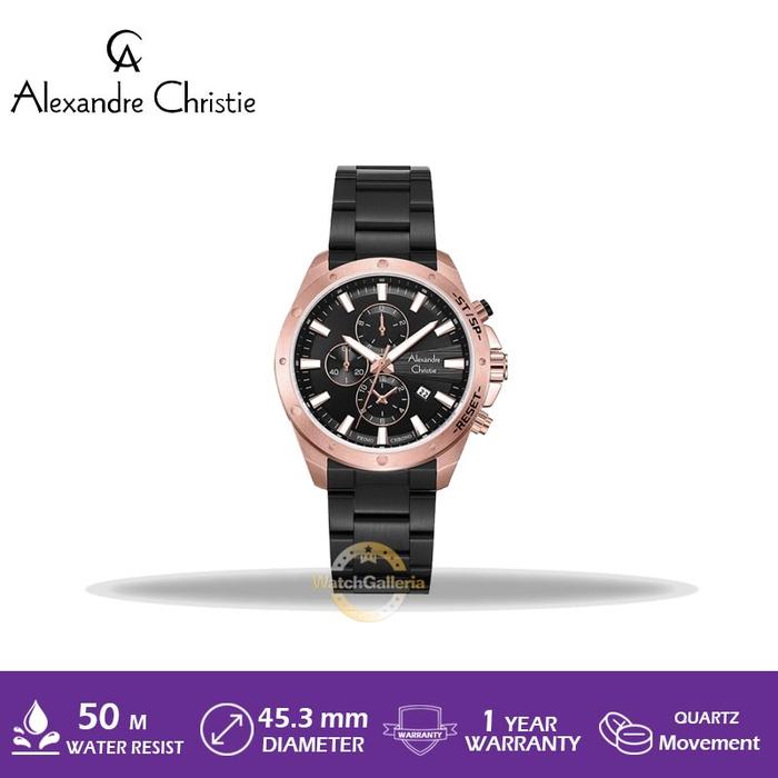 Jam Tangan Pria Alexandre Christie AC 6669 MC BBRBA Original Murah
