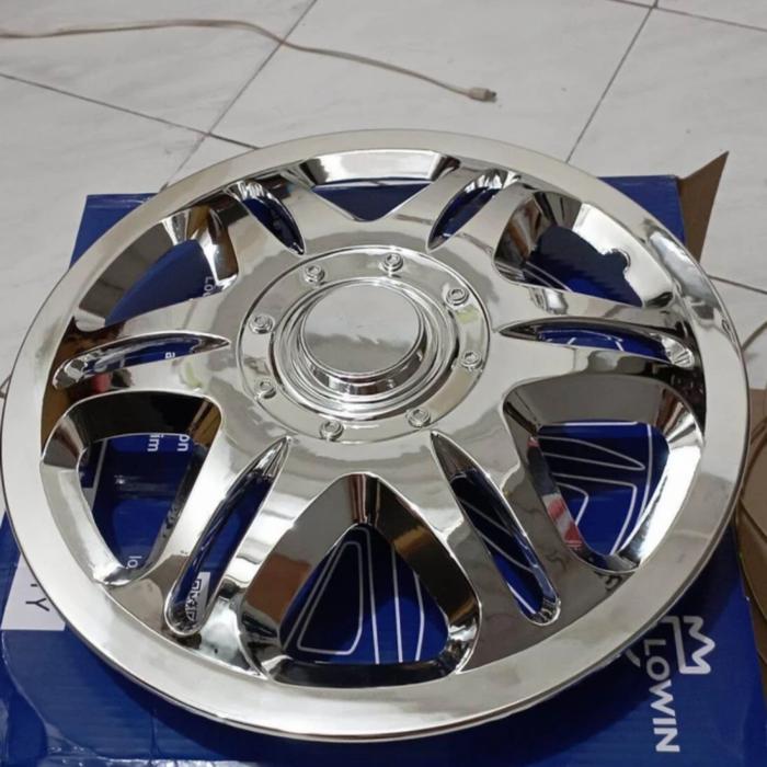cover velg mobil ring 12 inch chrome wheel dop