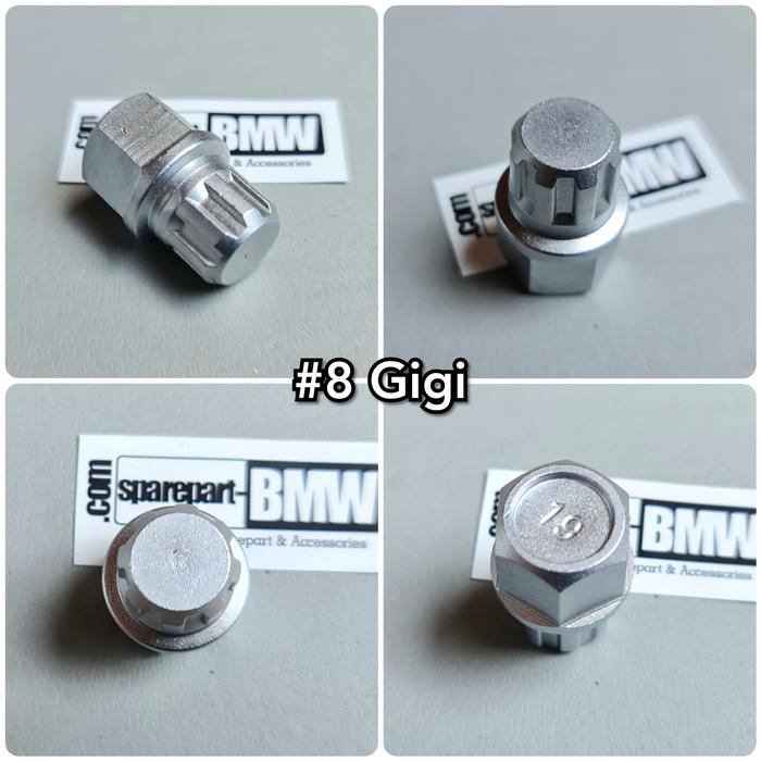Kunci Baut Roda Adapter Adaptor Velg Ban #8 Gigi BMW AUDI VW