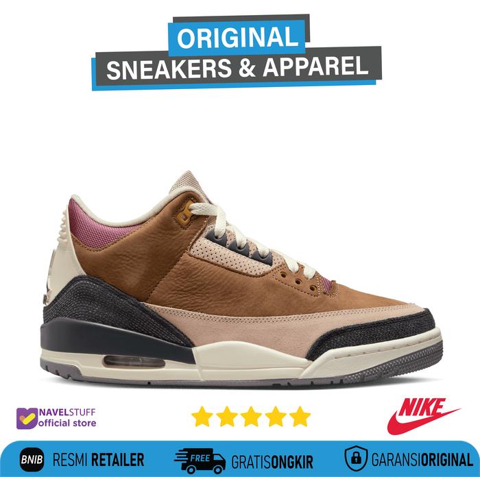 NIKE Air Jordan 3 Retro SE Archaeo Brown Dark Smoke Grey Fossil Stone