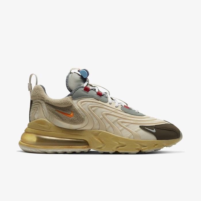 Travis Scott x Nike Air Max 270 React ENG Cactus Trails Original Resmi