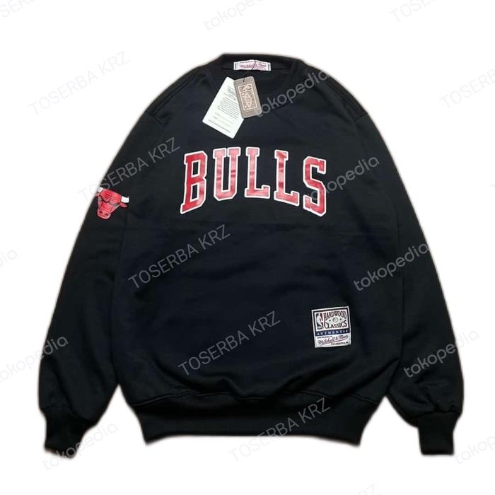 JAKET CHICAGO BULLS SWEATER Fit Fleece Tebal Pria Wanita Hoodie Crewneck Ukuran L XL Sablon Full Mer
