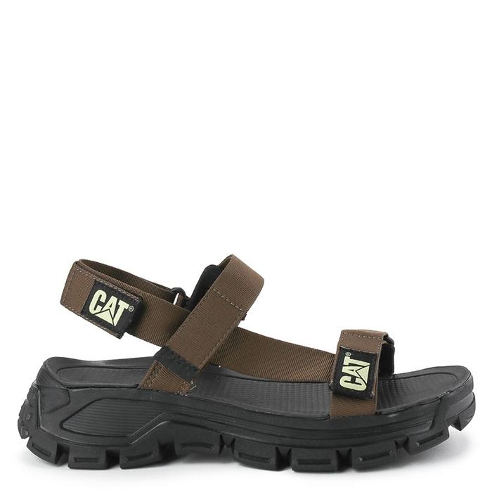 sandal pria Caterpillar Progressor Web Bold dark olive
