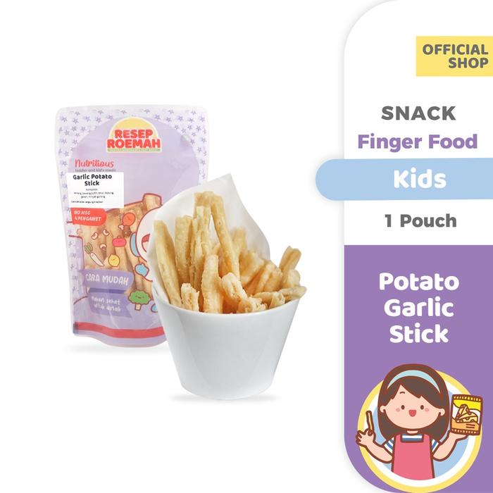 Resep Roemah Potato Garlic Stick / Snack Stik Kentang / Toddler