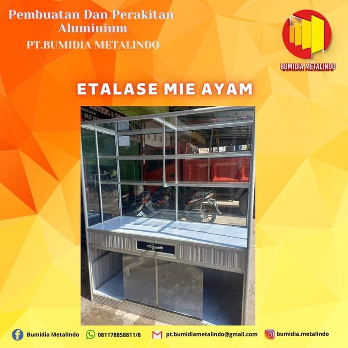 etalase mie ayam