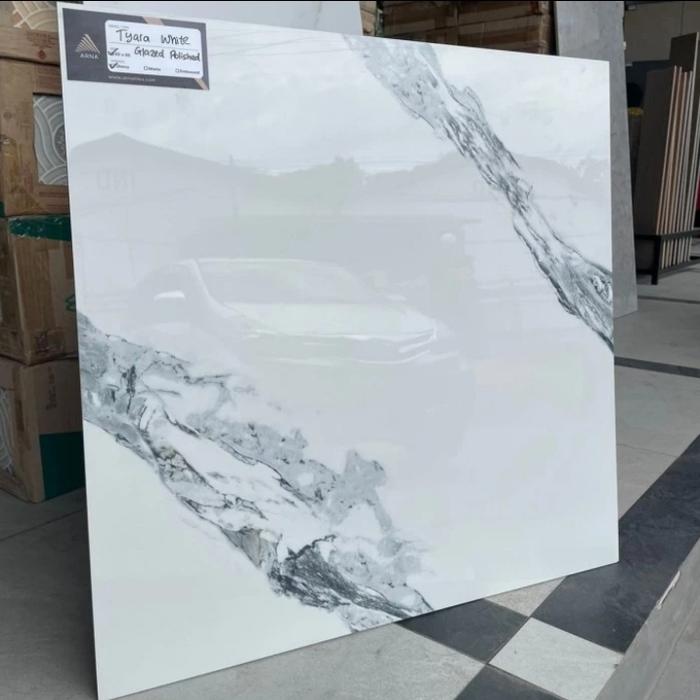 Granit 60x60 Polished ARNA Tyara White IKATAN