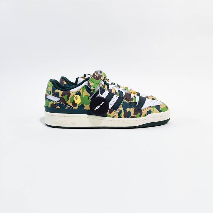 Adidas Forum 84 Low Bape Bathing Ape 30th Anniversary Green Camo