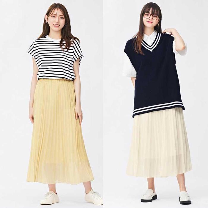 GU209 PLEATED SKIRT