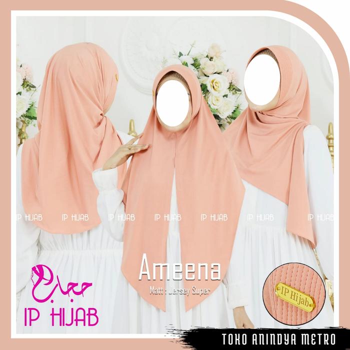 Hijab Instan/ Jilbab Instan IP Hijab Jersey Ameena