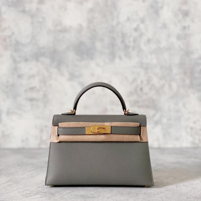 Mini Kelly 20 Gris Meyer