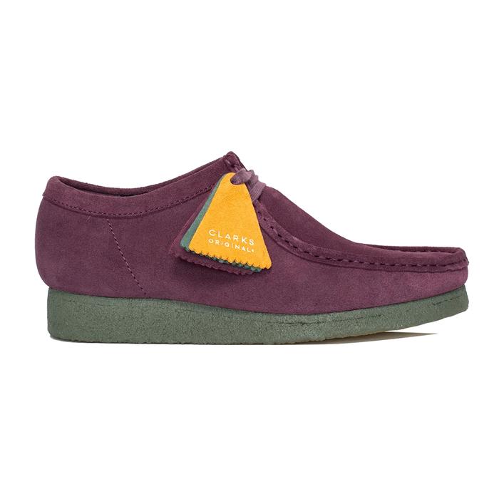 Clarks Wallabee Purple/Green Original