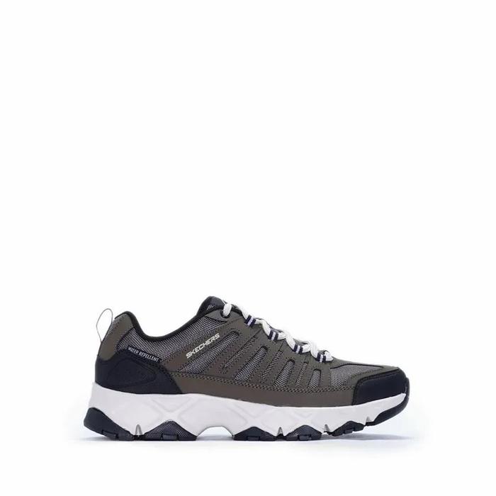 SEPATU FITNESS PRIA SKECHERS CROSSBAR - COKLAT