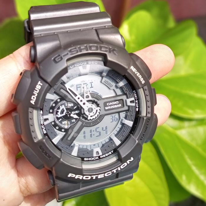 Jam Tangan G-Shock GA 110C Abu-Abu Grey Second Original Batangan #2