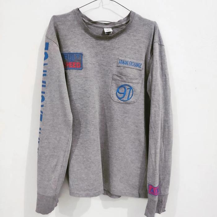 Crewneck sweater armani exchange built for speed original