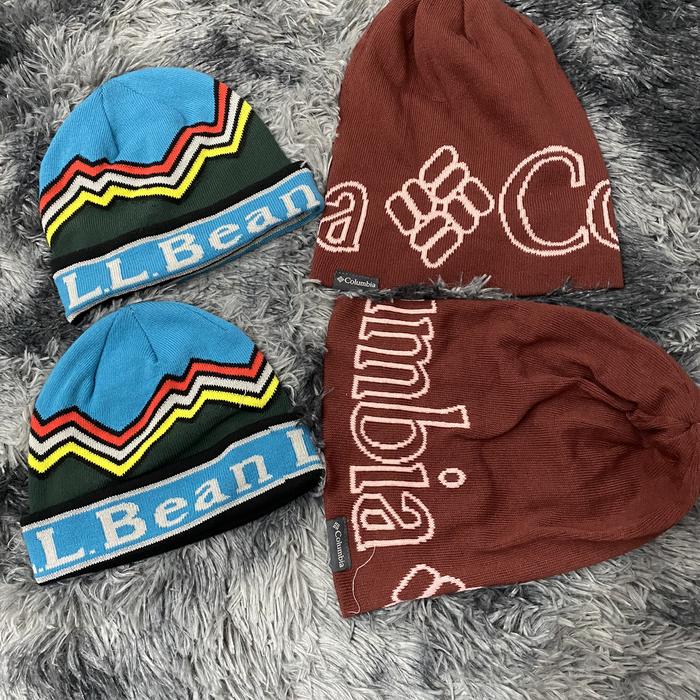 beani hat columbia dan ll bean beani penutup kepala original