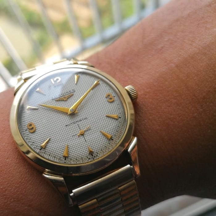 Ori 50 Longines Sub Second honeycomb waffle dial rolex omega patek iwc