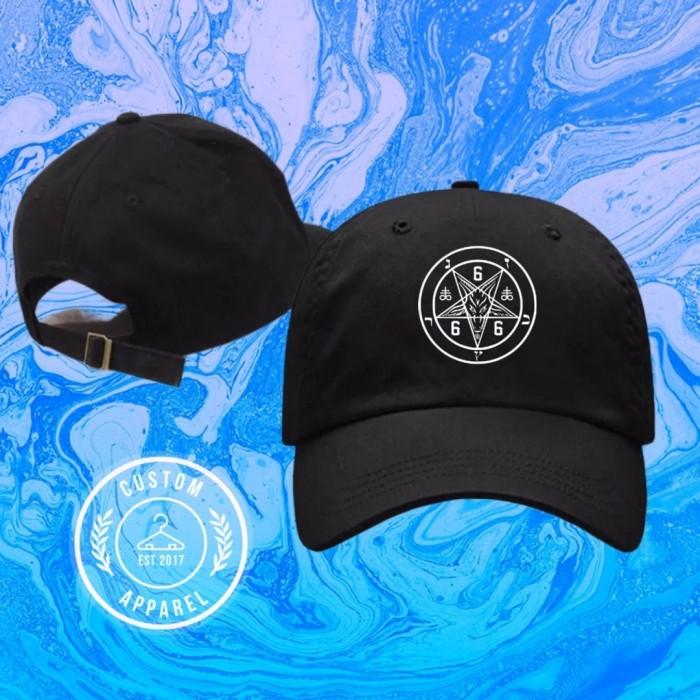 Topi Baseball Cap - Satanic 666