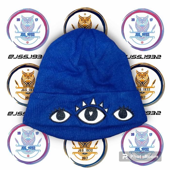 Kupluk / Beanie Hat H&M EVIL EYE ORIGINAL Second Murah Retro Vintage