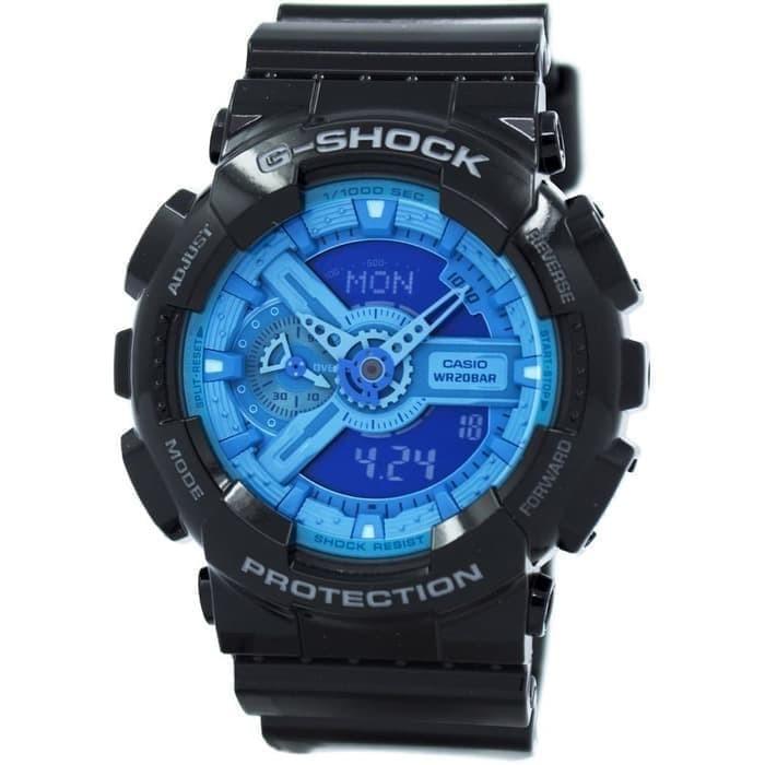 Casio GA110-1B - Jam Tangan Pria G-Shock Military Hitam 51.2mm Shock-Resistant