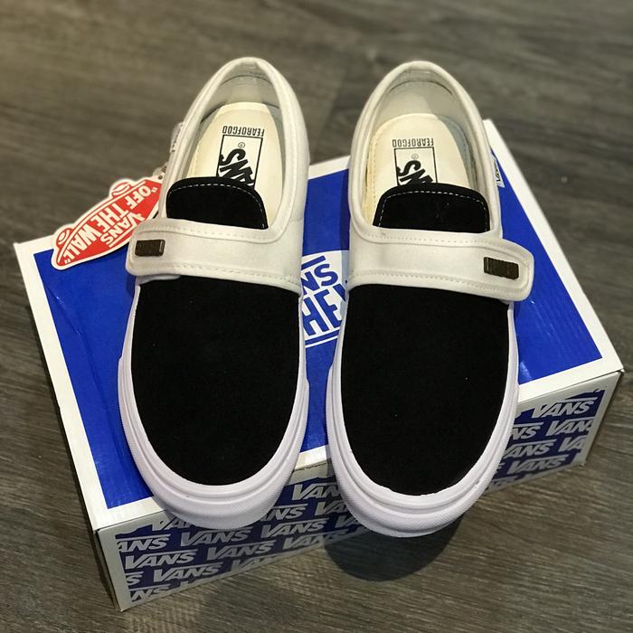 Tanyakan size sebelum order / Vans slip on 47 dx Fear of good bw