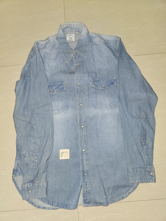Kemeja Denim PMP (Pop Meets Pop)