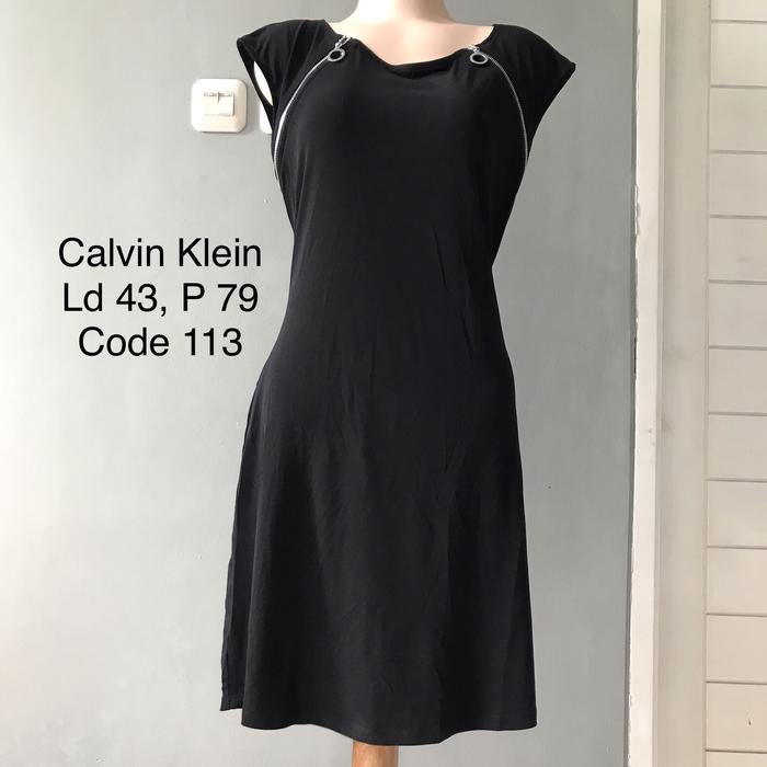 Dress black calvin klein
