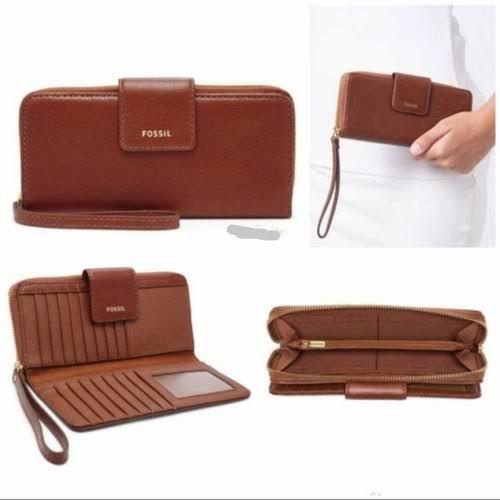 Dompet Madison Zip Clutch Brown