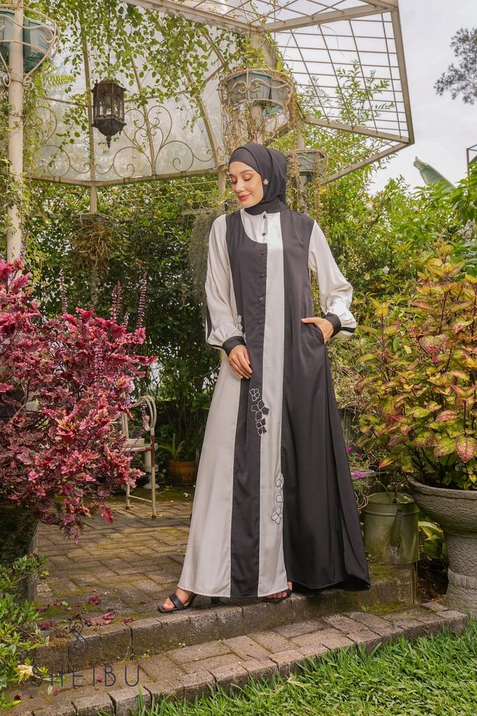 SHEIBU - Emilie Dress Muslim Wanita - Gamis Wanita