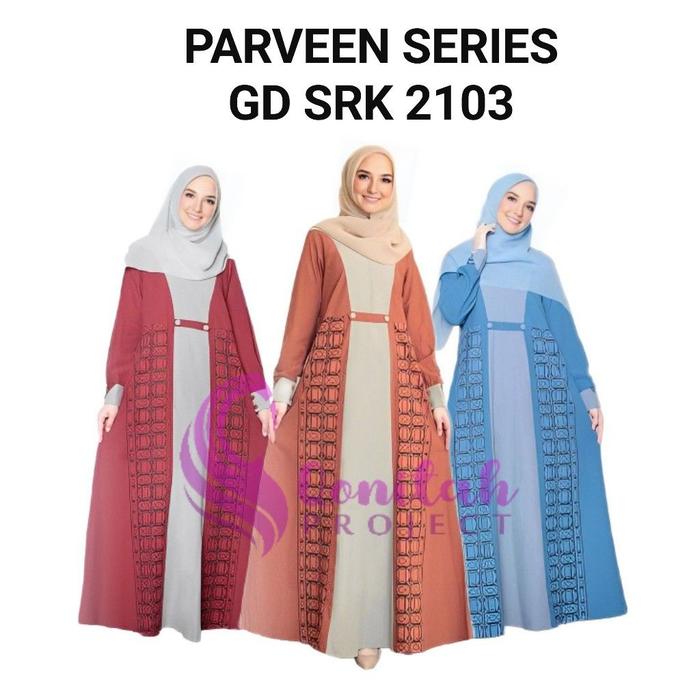 Qonitah Project Baju Muslim Gamis Wanita Dewasa GDSRK 2103 Keke QP 01