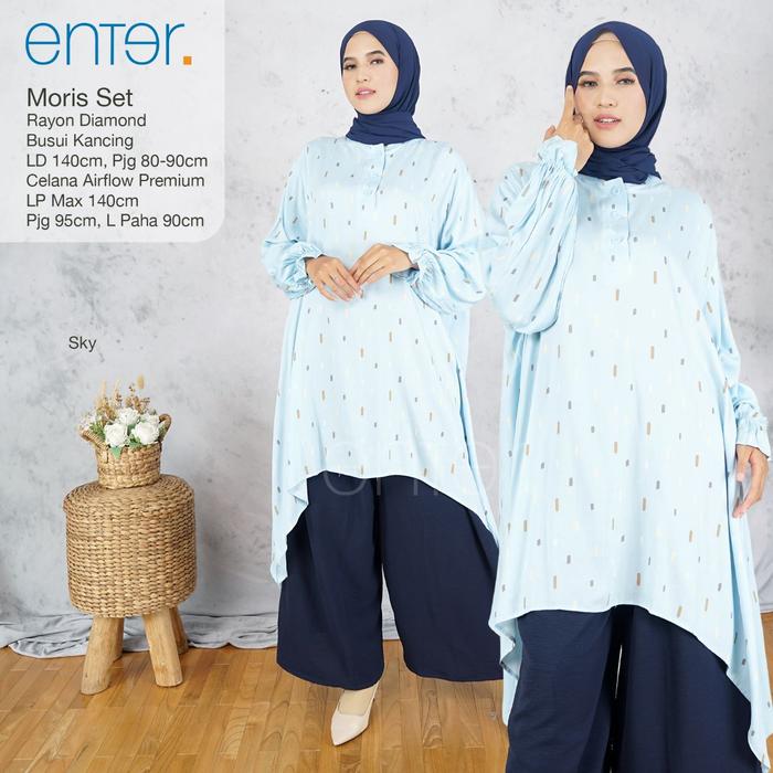 NEW MORIS SET SETELAN JUMBO LD 140CM BIGSIZE MEWAH ELEGANT TERBARU