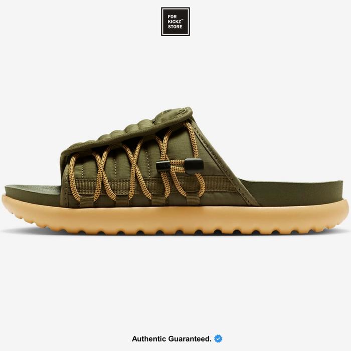 NIKE ASUNA 2 SLIDE MEDIUM OLIVE WHEAT GOLD