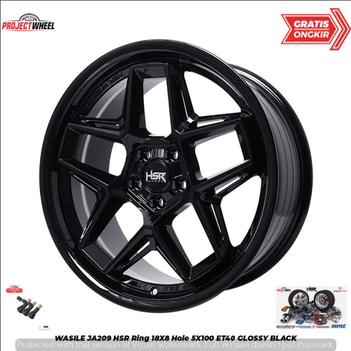 VELG MOBIL R18 SIENTA TYPE WASILE JA209 HSR R18X8 H5X100 ET40 GB