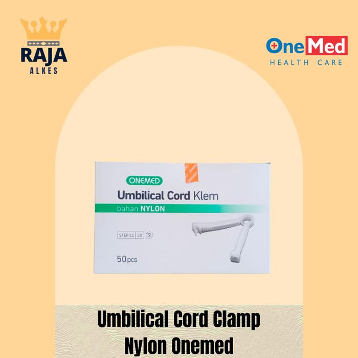 Umbilical Cord Clamp ONEMED Nylon Umbilical Cord Klem Nylon Onemed Box