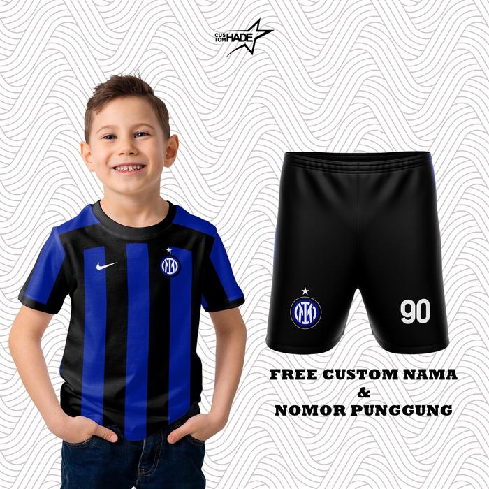 Baju Jersey Setelan Inter Milan Home 2022 2023 Jersey Stelan Anak