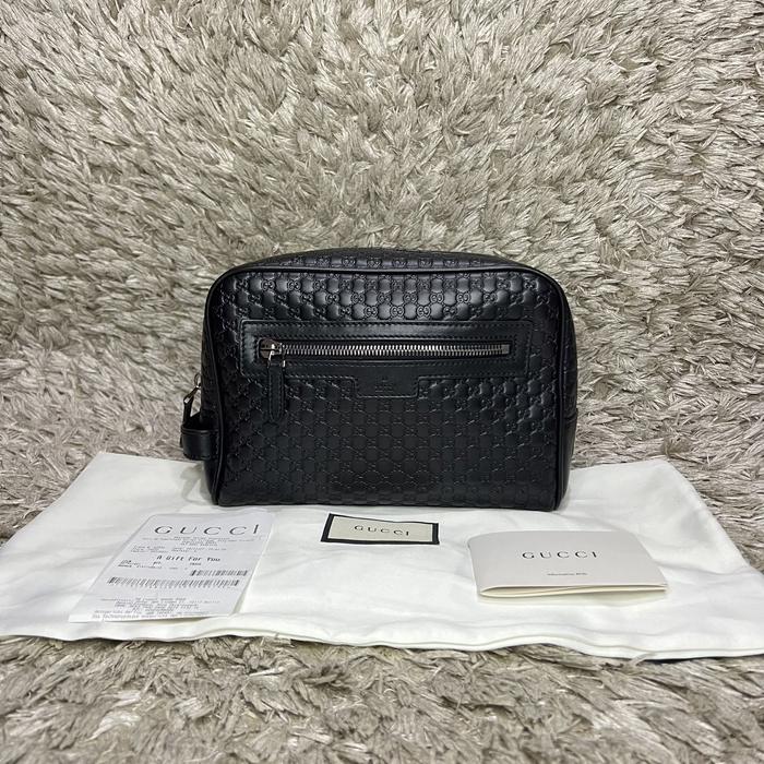 GUCCI GG MICROGUCCISIMA POUCH ORIGINAL AUTHENTIC 100%