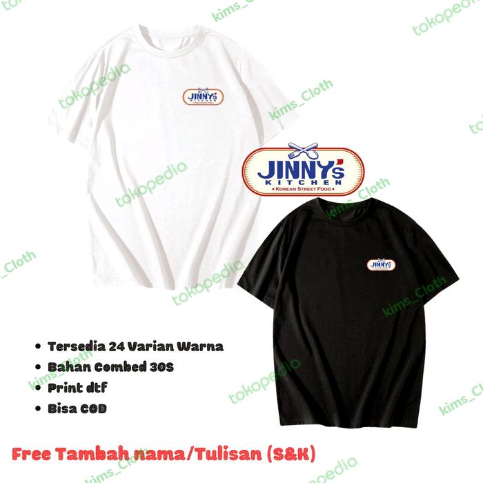 BAJU KAOS JINNY KITCHEN 01 - KAOS CUSTOM - KAOS ANAK - KAOS DEWASA