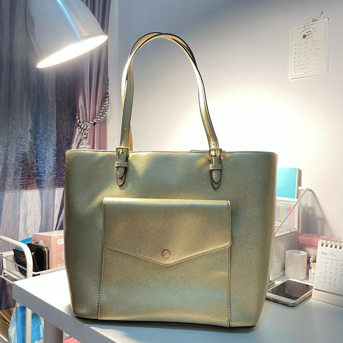 Preloved like new MK Tote Bag Jet Set Gold Pale Branded