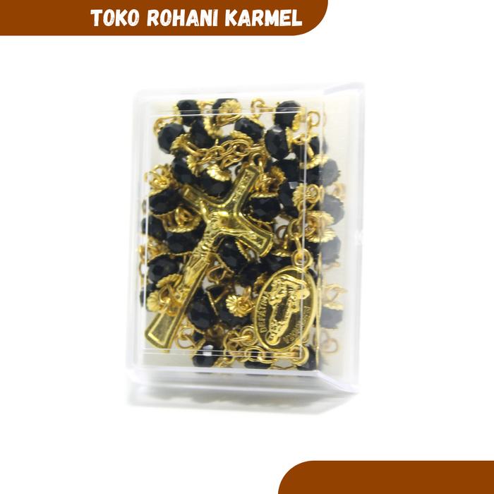 ROSARIO CEKO CANGKANG EMAS / ROSARIO KALUNG KATOLIK / ROSARIO KATOLIK