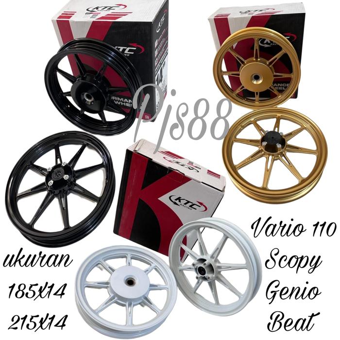 Velg racing KTC spectre Vario 110 Beat Scopy Genio / Pelek Ktc Beat